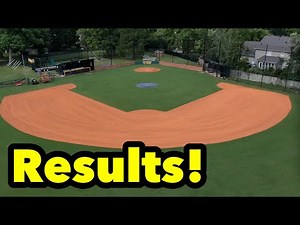 Amazing Leveling Transformation With Clay and Sand Mix Baseball Field