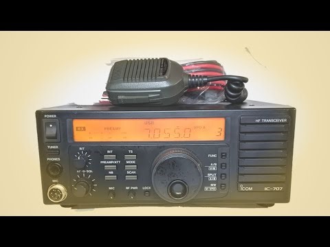 🎆RADIO HF ICOM IC 707+MIC+DC🎆