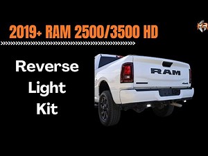 2019+RAM 2500/3500 HD Reverse Light Install | Full Tutorial by M&R Automotive