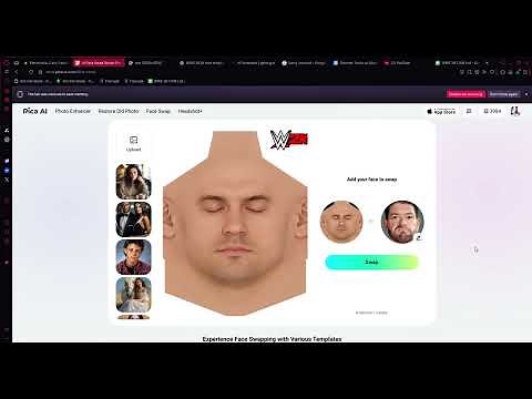 WWE 2K25 Face Texture Template and Face Scan Creation Tutorial