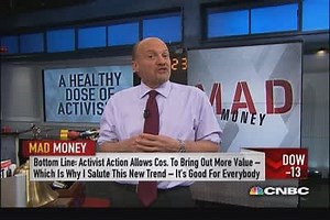 Shareholder activism your friend: Cramer