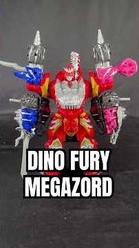 Dino Fury Megazord Combination - Power Rangers Dino Fury #powerrangers #supersentaiseries