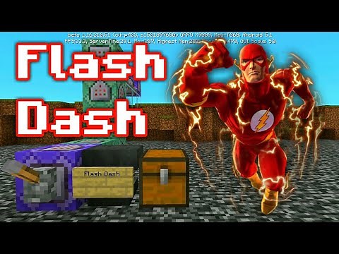 How to Dash like Flash in Minecraft using Command Block