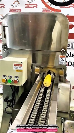 Corn Peeling Machine for Fast Sweet Corn Stripping Up to 2 Rollers Precision