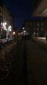 We cannot set up at Central bank it's all fenced off but were making the best of it and were set up on the road | You're Not Alone