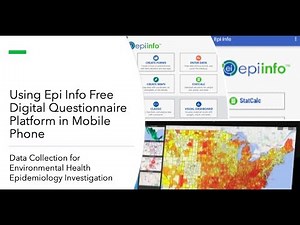Create questionnaire form in epi info and collect data using mobile phone in epidemiology