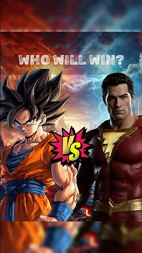 Goku vs Shazam: Saiyan Warrior Meets the Champion of Magic!
