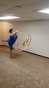SOMN and Mini-Hops Gymnastics athlete, Tiffany Carey, is staying healthy at home by practicing her rhythmic gymnastics routine. Her ultimate goal is to take her routine all the way to the 2022 USA Games in Florida! 🥇 How are YOU staying healthy at home? Share your videos and tips with us here: somn.org/healthtips | Special Olympics Minnesota