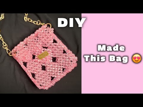 How to Make a Geometric Crystal Bag | DIY Beaded Bag Tutorial