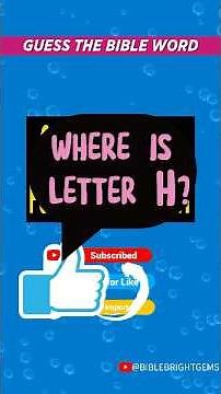 Scramble Bible Word Game | Unveil the Bible Word