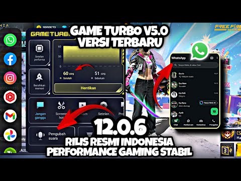 GAME TURBO V5.0 POP UP WA LATEST OFFICIAL INDONESIA‼️UPDATE SECURITY V12.0.6 STABLE FOR GAMING