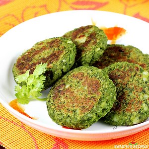 Hara Bhara Kabab Recipe (Veg Kabab) - Swasthi's Recipes