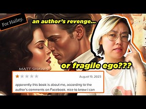 An author hated his bad review, so he wrote a book dedicated to the reviewer (Book Drama Explained)