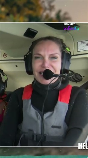 A grateful Yola Berrocal's emotions before jumping from the helicopter