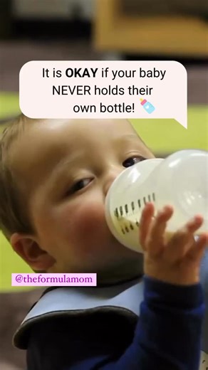 Mallory • Infant Feeding Tech on Instagram: "So many parents (myself included!) stress about when their baby will, or when they “should,” start to hold their own bottle. The good news? Holding a bottle is not a universally recognized developmental milestone! Some babies do it easily and often in the second half of their first year and some babies never do. This is OKAY. Instead of focusing on “holding a bottle” as a measure, parents should focus on the discrete skills that often allow babies to