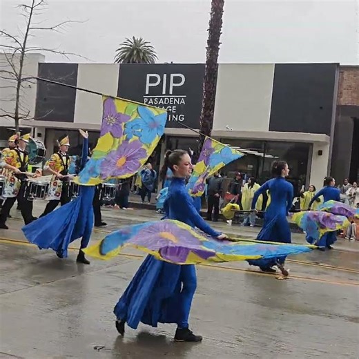 Brownsburg Marching Band's Rose Parade Moment #brownsburg #roseparade #marchingband