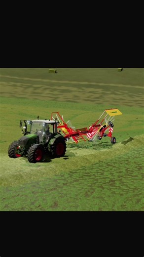 Mitm 311er Fendt schwadern! #ls22 #fendt #farming #fyp #viral