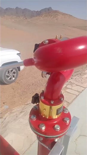 Fire foam monitor installation and testing #plumbingtime #hdpe #plumbing #firefighting