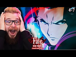ARCHER VS CASTER Fate/Stay Night: Unlimited Blade Works Episode 4-7 Reaction