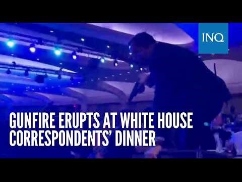 Gunfire erupts at White House Correspondents’ Dinner
