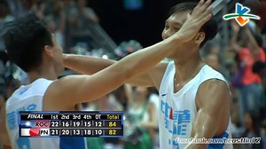 #2015瓊斯盃 Day1 vs日本 （影片請選HD觀看） 林志傑１８分８助攻 中場訪問 賽後記者會 1st 2nd 3rd 4th OT FINAL 中華藍 22 16 19 15 12 84 │ 1勝0敗 日 本 21 20 13 18 10 82 │ 0勝1敗 先發│林志傑 34.4分鐘 二分1-6 三分3-9 罰球7-10 18分 6籃板 ８助攻 2抄截 1犯規 1失誤 ├---------------技術統計----------------┤ ├得分分佈┤ 中華藍 日本 先發 51 47 替補 33 35 ├各項數據┤ 中華藍 日本 籃板 37 34 攻守 9-28 9-25 助攻 16 22 抄截 12 4 阻攻 2 1 失誤 14 18 犯規 18 25 二分 25-42 21-48 60% 44% 三分 5-24 11-24 21% 46% 罰球 19-30 7-9 63% 78% 畫面來源：緯來YouTube頻道、蘋果日報 | 林志傑 Lin Chih-Chieh