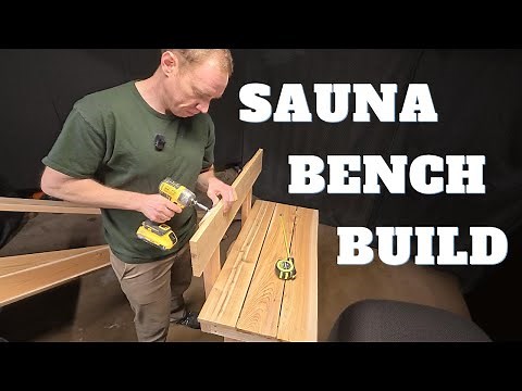 Easy DIY Sauna Bench Anyone Can Build!