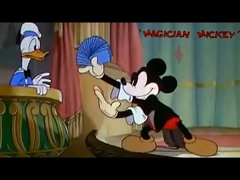 Magician Mickey 1937 Disney Cartoon Short Film | Mickey Mouse, Donald Duck | Animation Review