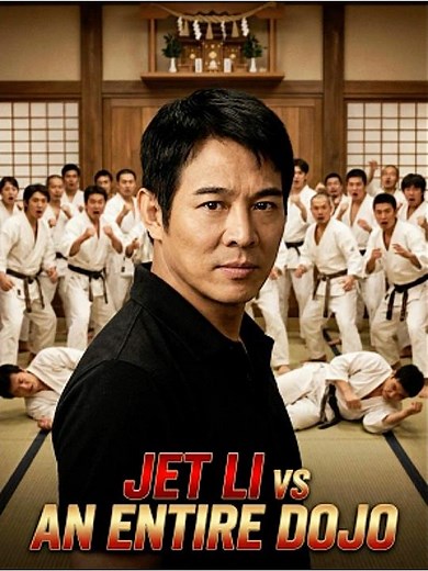 Jet Li vs an Entire Dojo! 🔥 Nobody Can Stop Him | Kiss of the Dragon #Shorts