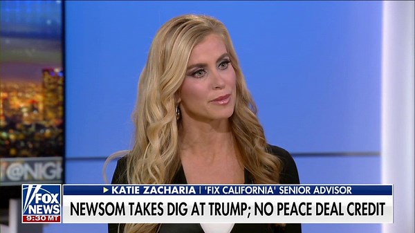 Katie Zacharia: Gavin Newsom is ‘not serious about politics or peace’