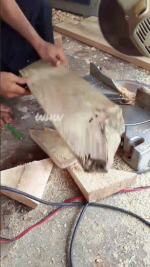 Easy way to cut wood with a circular machine #woodworking