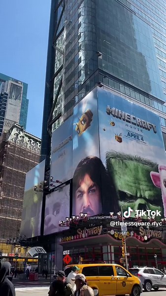 Explore Minecraft Movie Premiere in Times Square