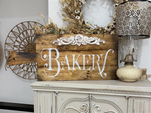French Country Cutting Board Sign, Bakery Sign, Kitchen Decor, Wood Farmhouse Board - Etsy