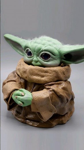 Sculpting Baby Yoda. Clay Art for Star Wars Fans