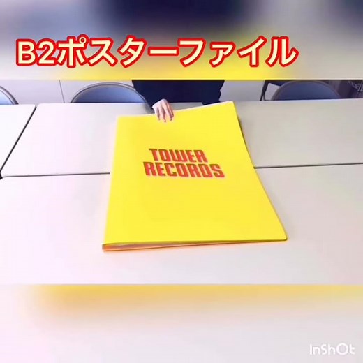 大切なポスターを綺麗に保存！タワレコB2/A2ポスターファイル