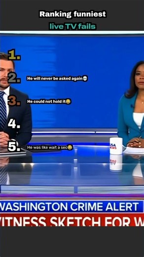 Ranking the funniest live TV bloopers 😂 #bloopers #funny #fyp #fy
