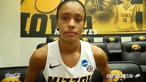 🗣️ POST GAME INTERVIEW Jordan Roundtree after #Mizzou's first round win in the #ncaaW Tournament. #MIZ #OurTownOurTeam 🐯🏀 | Mizzou Women's Basketball