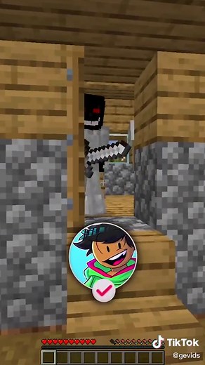 Helping a Skeleton in Minecraft