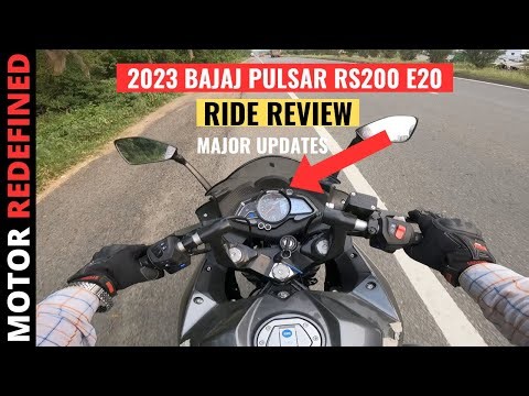 2023 Bajaj Pulsar RS200 E20 New Model Ride Review | On Road Price, Features, Mileage & Exhaust Sound