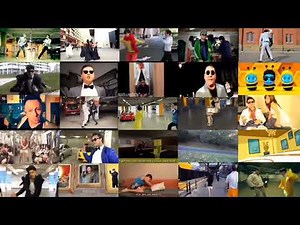 Gangnam Style 25 Parody Mashup Video In One
