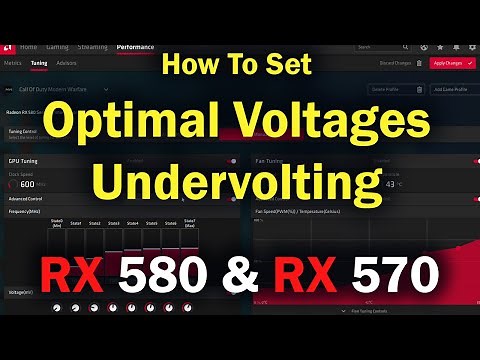 How to Undervolt RX 570 RX 580 Stable Voltages EXPLAINED - Lower Temps - How to Fix Overheating GPU