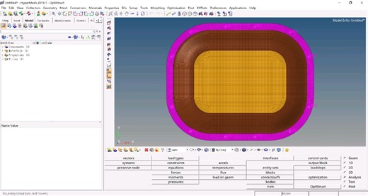 optistruct薄壁件形貌优化技术（加强筋布局方式）方献军老师讲解
