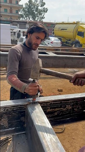 Truck Chassis Revits Straightening process #youtube #shorts_video #watch #viral