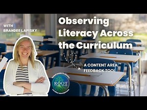 Observing Literacy Across the Curriculum: A Feedback Tool for Educators (Evidence-Based Literacy)