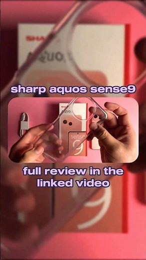 Sharp AQUOS sense9 Unboxing #smartphone #sharpaquos