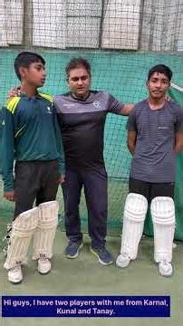 Coach SP Yadav improving batsman's footwork, bat speed, reaction time and speed work 🏏