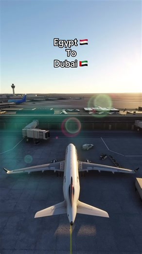 Egypt 🇪🇬 to Dubai 🇦🇪flight simulator #flypシ | Flight Simulator