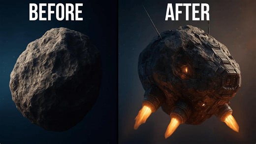The Bold Plan To Turn Entire Asteroids Into Interstellar Ships