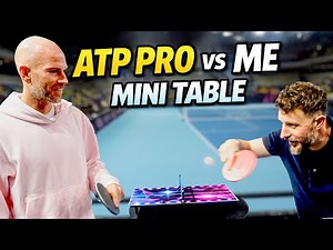 Do Tennis Skills Transfer to Mini Table Tennis? | ATP Pro vs Me