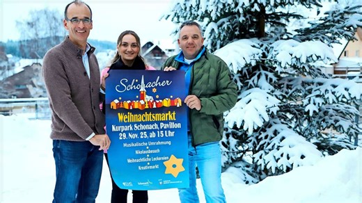 Bummeln in Schonach: Kurpark versprüht Weihnachtszauber