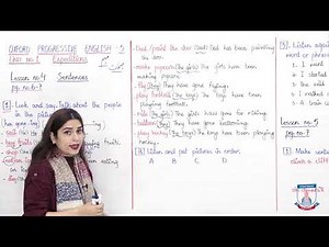 Class 5 - English - Unit 1 - Lecture 4 & 5 - Sentences & writing- Allied Schools